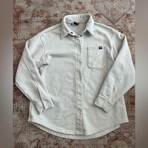 Under Armour Light Gray Button Down Shirt